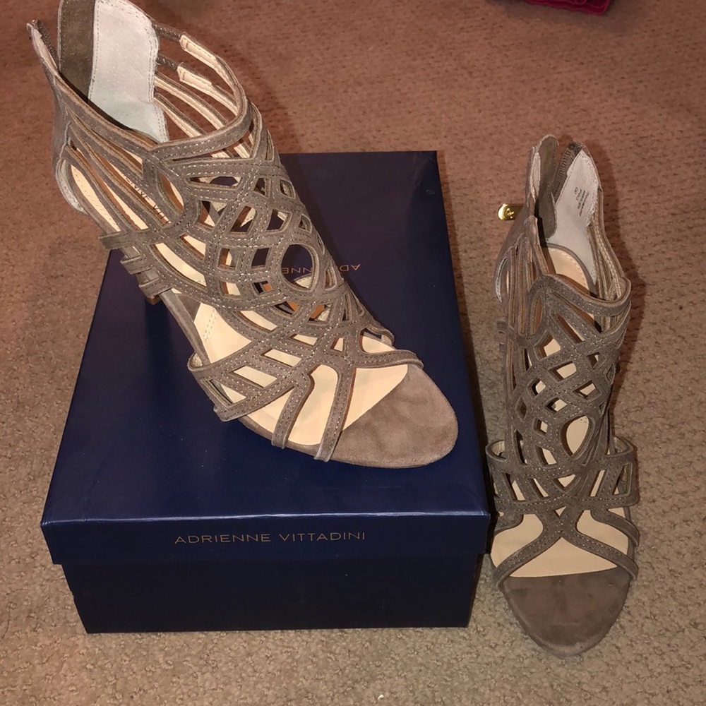Adrienne Vittadini Suede Heels